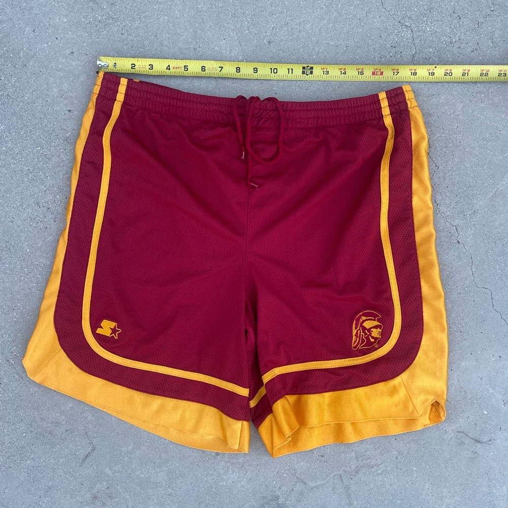 USC Trojans vintage Starter Basketball Athletic Shorts Mens L